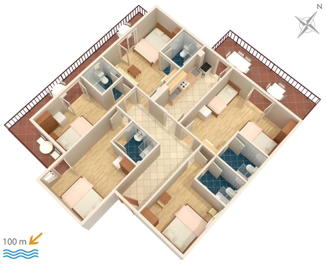 Apartments By The Sea Podaca, Makarska - 516 Bagian luar foto
