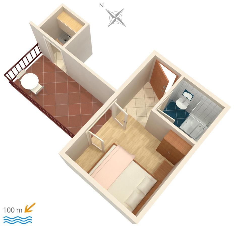 Apartments By The Sea Podaca, Makarska - 516 Bagian luar foto